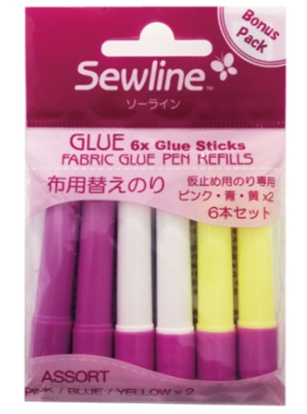 Glue Pen Refills - 6 pk Multi