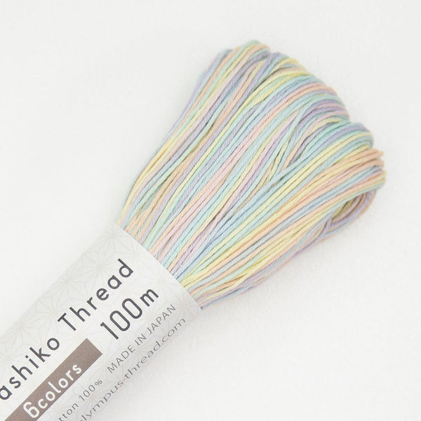 Sashiko Thread Variegated- Gumball Pastel
