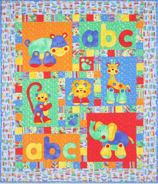 Alphabet Jungle Pattern