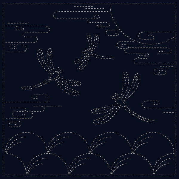 Sashiko Cloth - Autumn