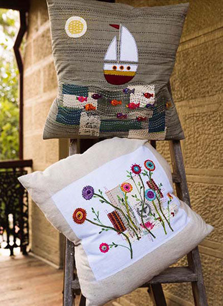 Boro'd Cushions Pattern