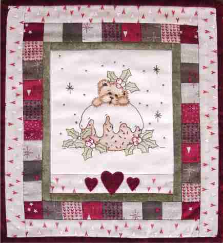 Christmas Pudding Teddy Pattern