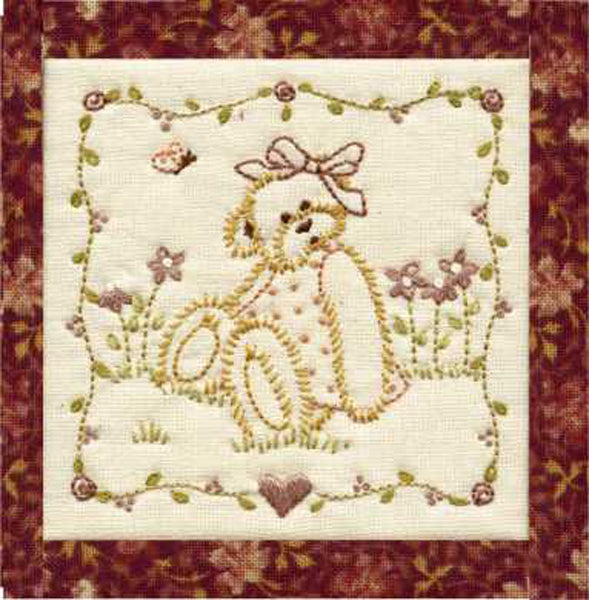 Teddy With Butterfly Pattern