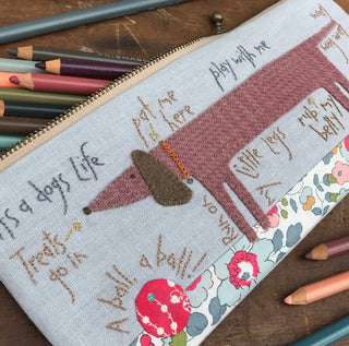 A Dogs Life Pencil Case Pattern