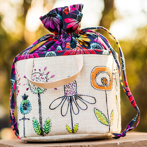 Embroidered Sewing Bag Pattern