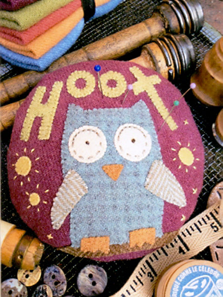 Hilda the Hoot Pincushion Pattern