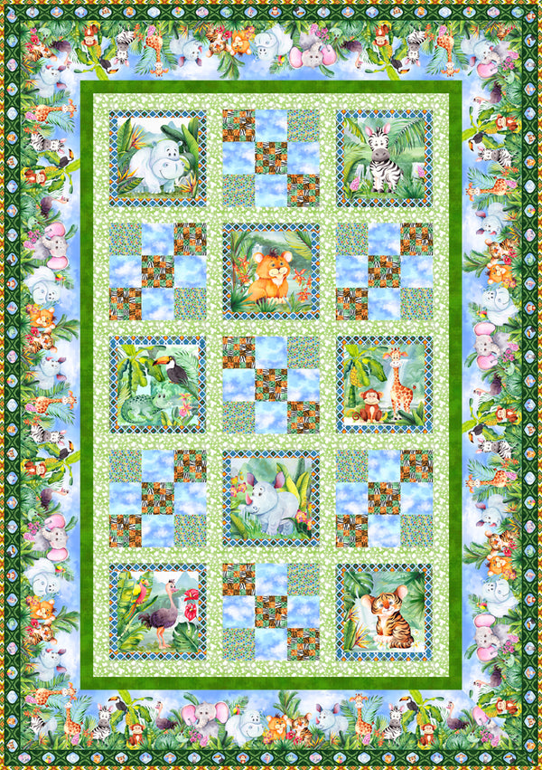 Jungle Friends Pattern