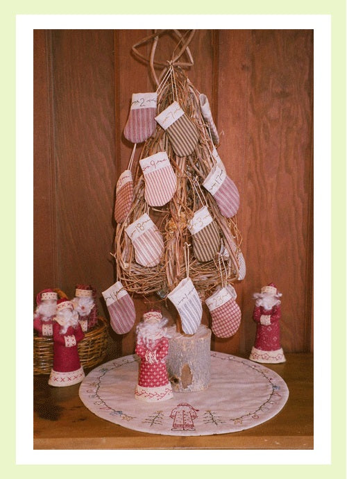 Santa & The Advent Tree Pattern