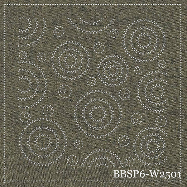 Sashiko Panel -Water Ripples