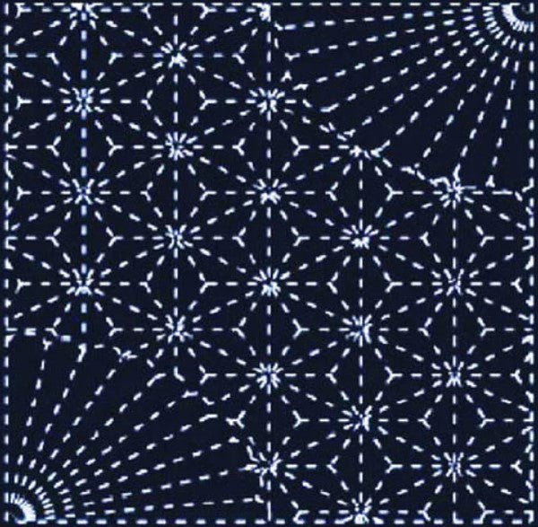 Sashiko Fukin - Chrysanthemum