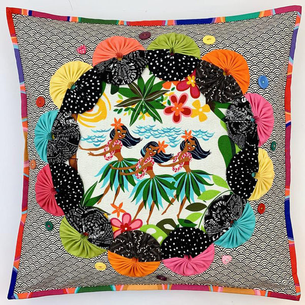 Yo-Yo Bloom Pillow Pattern