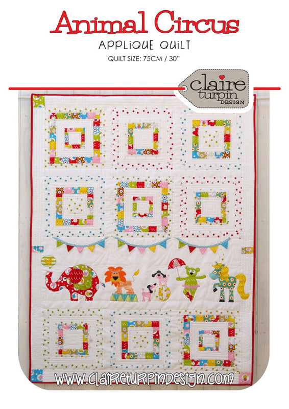 Animal Circus Quilt Pattern