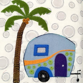 Wendy Williams Pre-cut Applique Kit - Caravan (Blue)