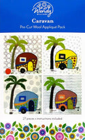 Wendy Williams Pre-cut Applique Kit - Caravan (Red)