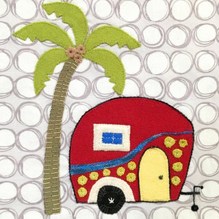 Wendy Williams Pre-cut Applique Kit - Caravan (Red)