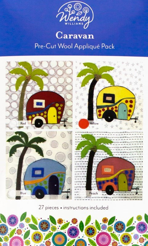 Wendy Williams Pre-cut Applique Kit - Caravan (Yellow)