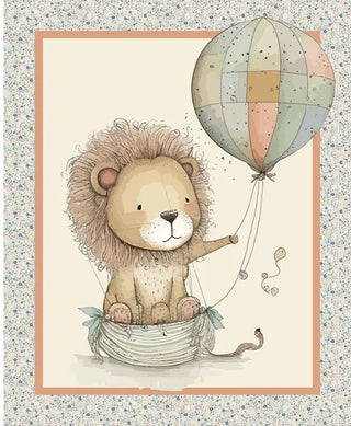 Lion Cot Panel - DV7450