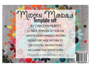 Modern Mandala Quilt Pattern