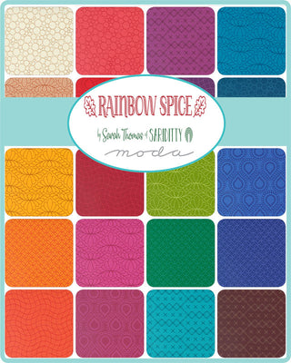 Rainbow Spice Charm Square