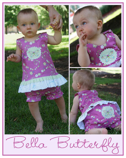 Bella Butterfly Dress & Bloomers Pattern