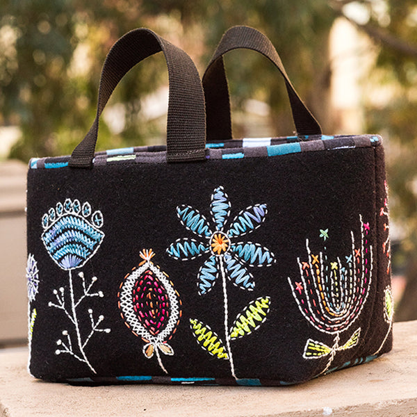 Embroidered Sewing Bag Pattern