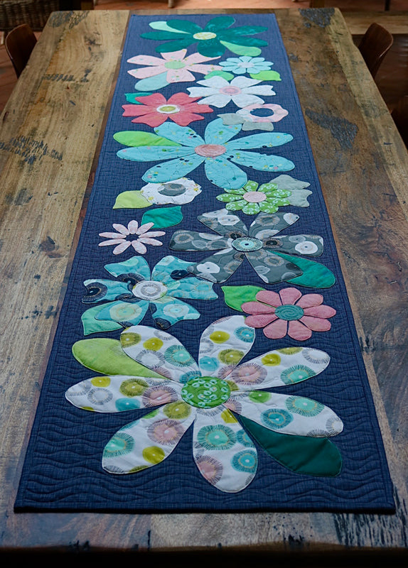 Fleurs Bed-Table Runner Pattern