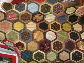 Quilt as you go Hexagons Pattern