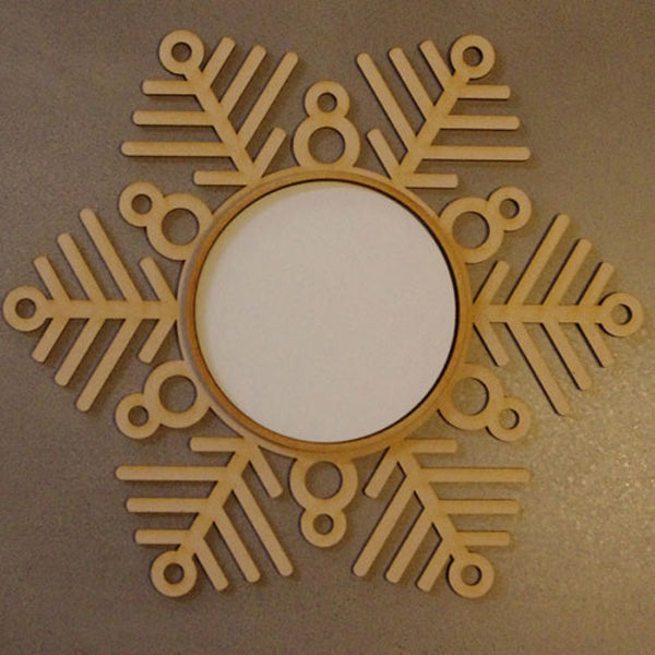 Christmas Snowflake Frame 2