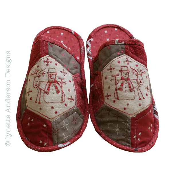 Snowman Slippers Pattern