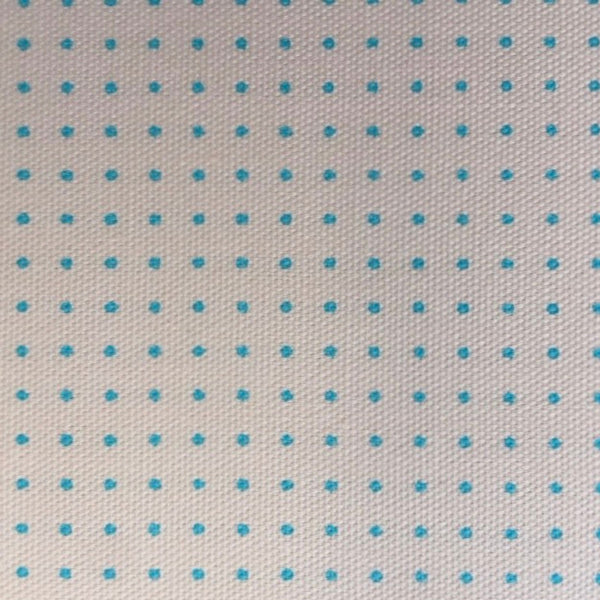 Stencilled Dotty Sashiko Fabric