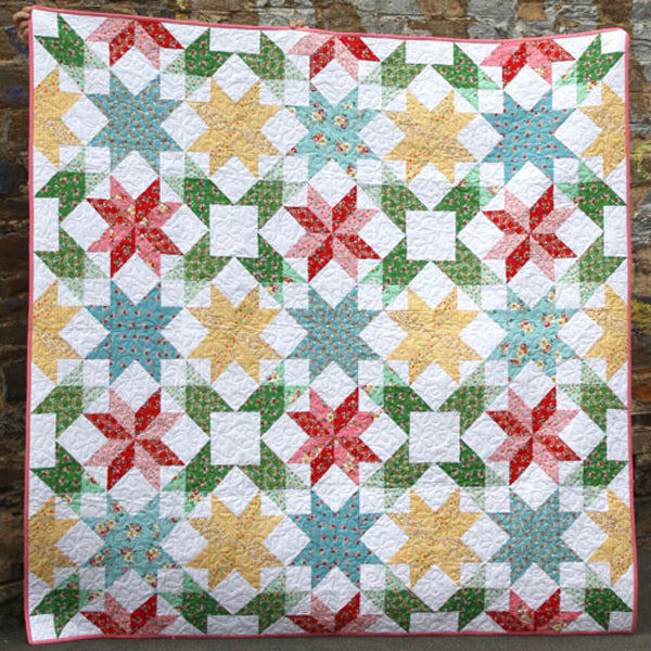 Summer Blooms Quilt Pattern Designed by Sharon Burgess for Lilabelle