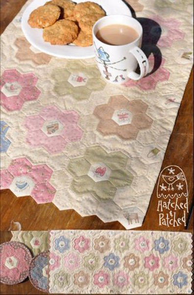 Tea Party Table Runner Pattern